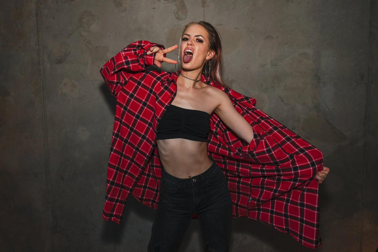 HXTEFUL Custom Flannel - 3XL Red